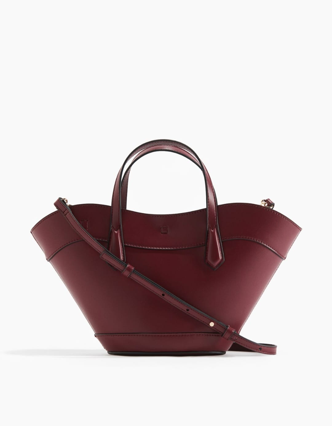 TSV H&M Cross Body Bag in Burgundy.