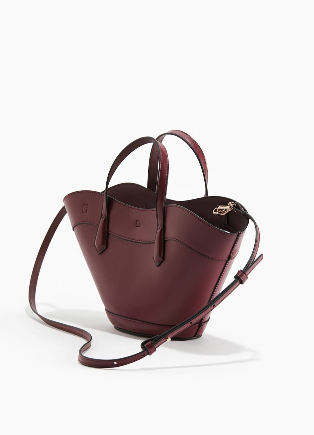 TSV H&M Cross Body Bag in Burgundy.