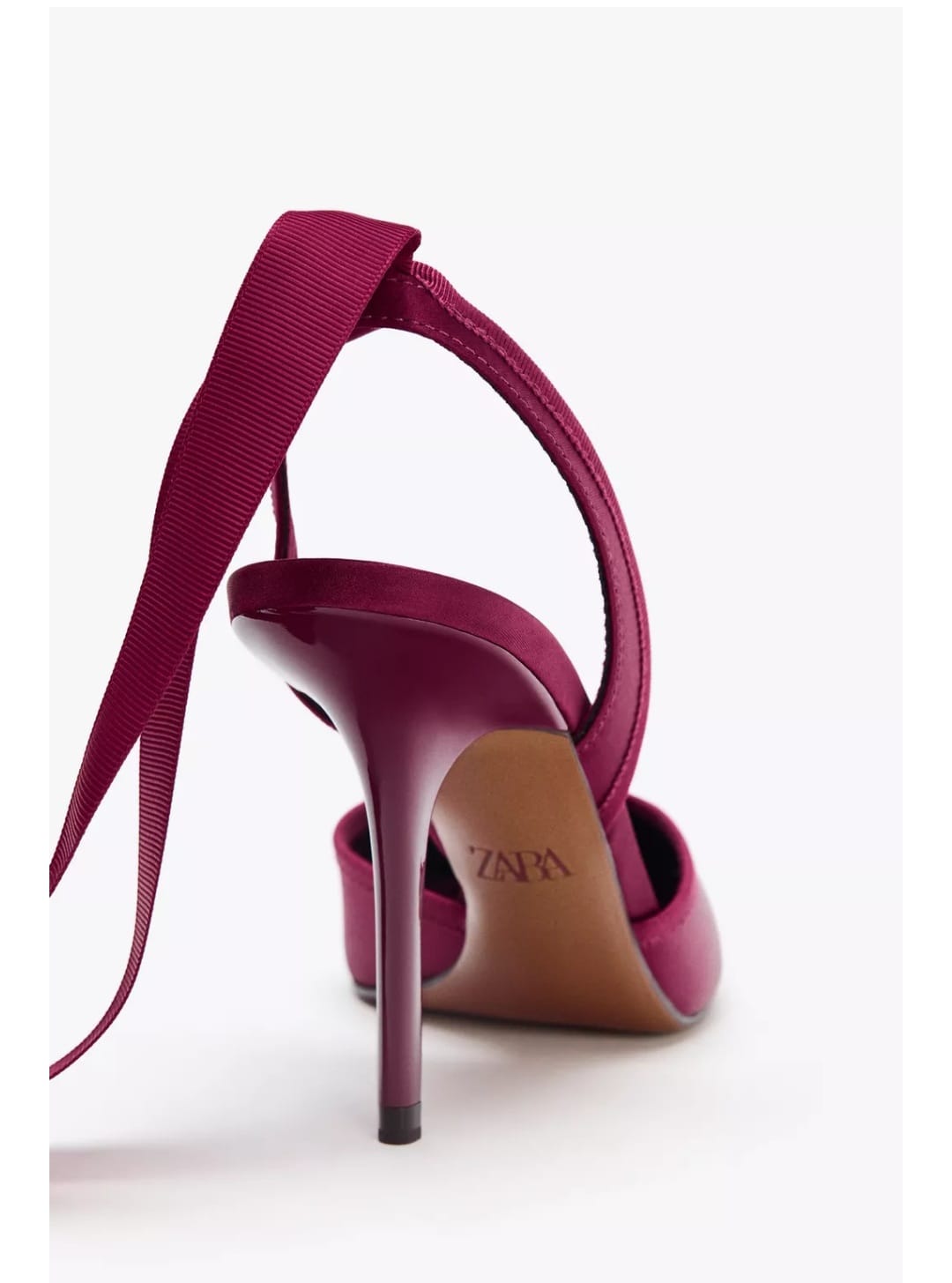 TSV ZARA SLINGBACK HEELED SHOE WITH STRAP IN FUCHSIA