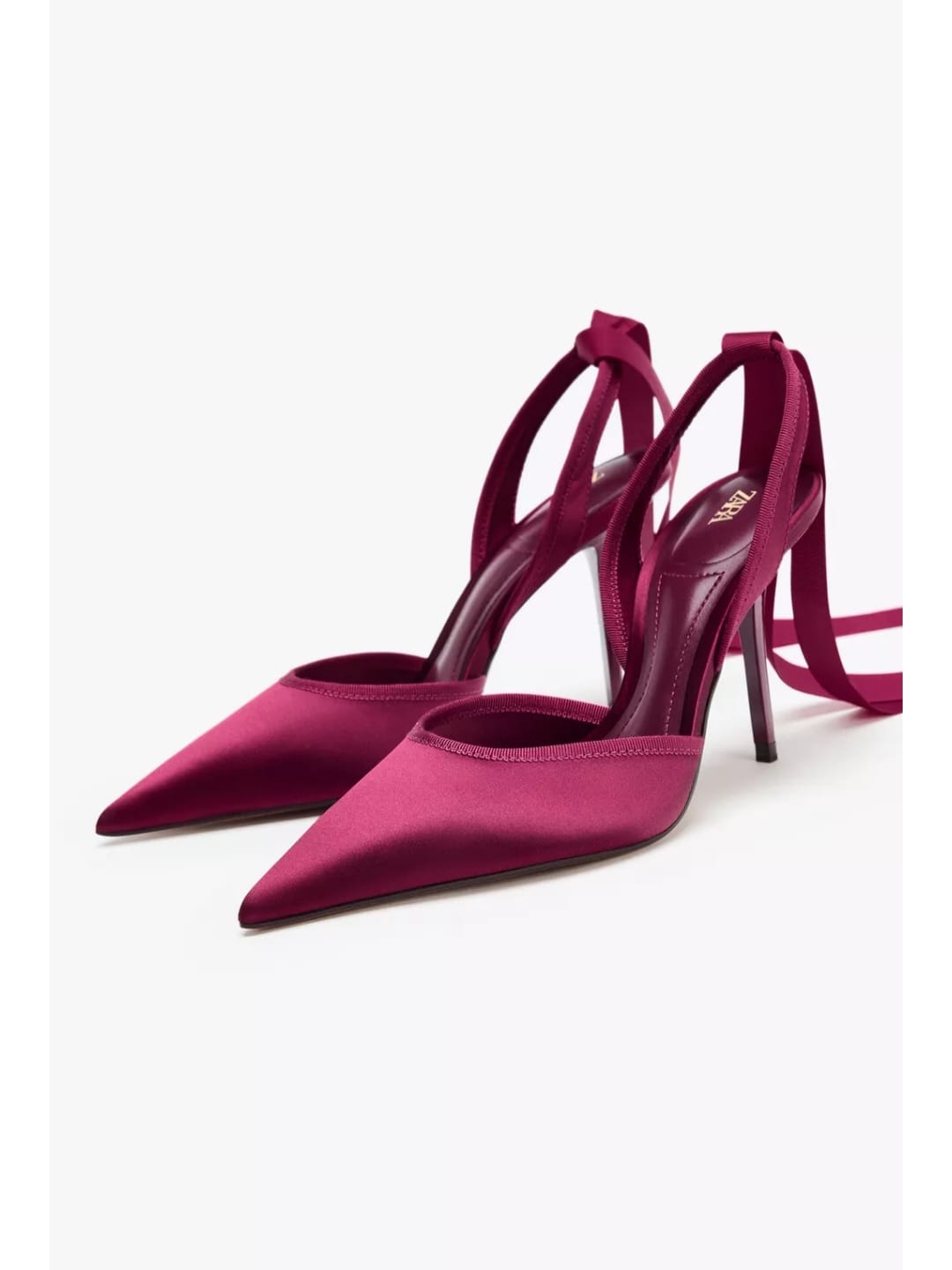 TSV ZARA SLINGBACK HEELED SHOE WITH STRAP IN FUCHSIA