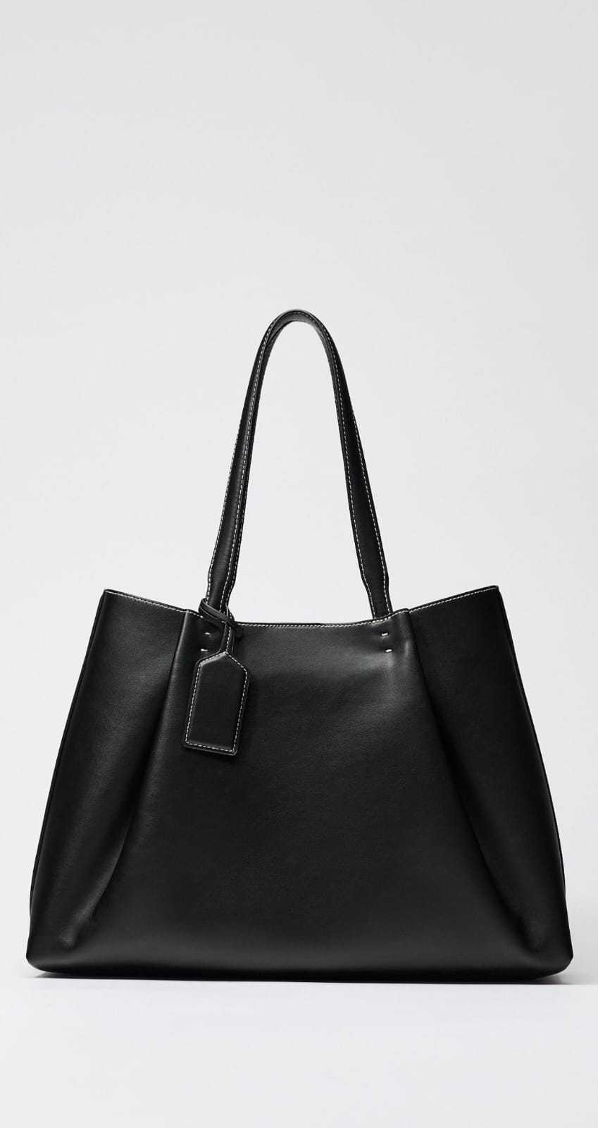 TSV ZARA Black Large Tote Bag