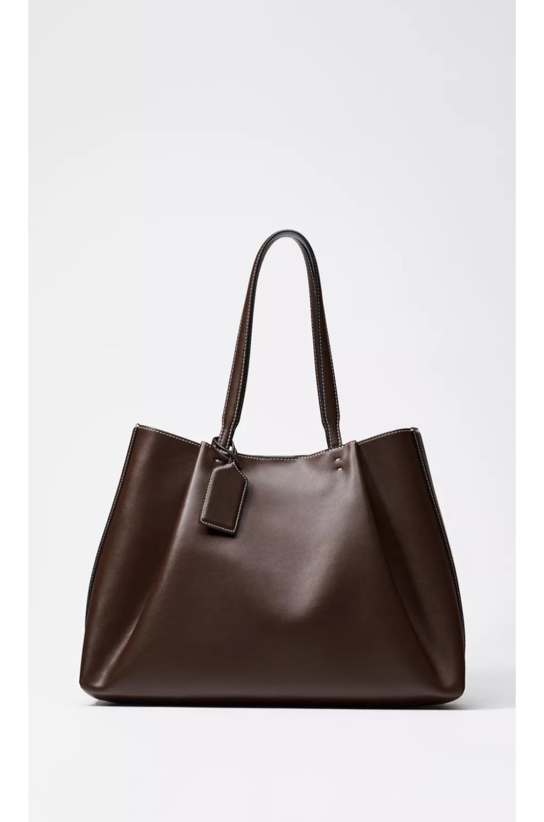TSV ZARA Brown Large Tote Bag
