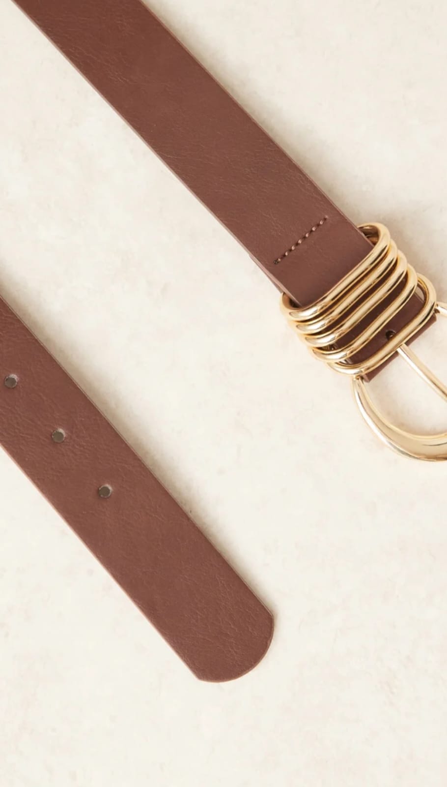 TSV Women Leather Buckle Belt