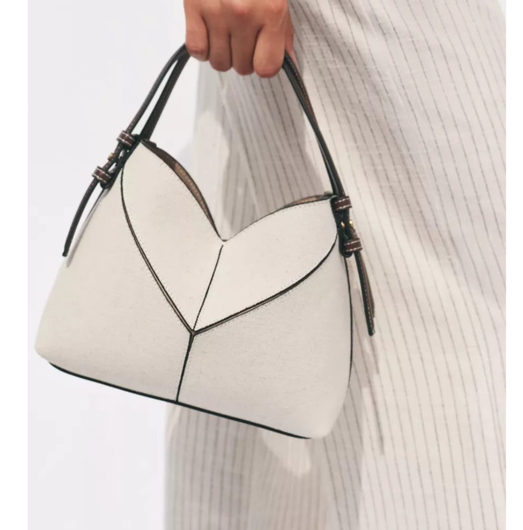 TSV ZARA Contrast Canvas Mini Tote Bag