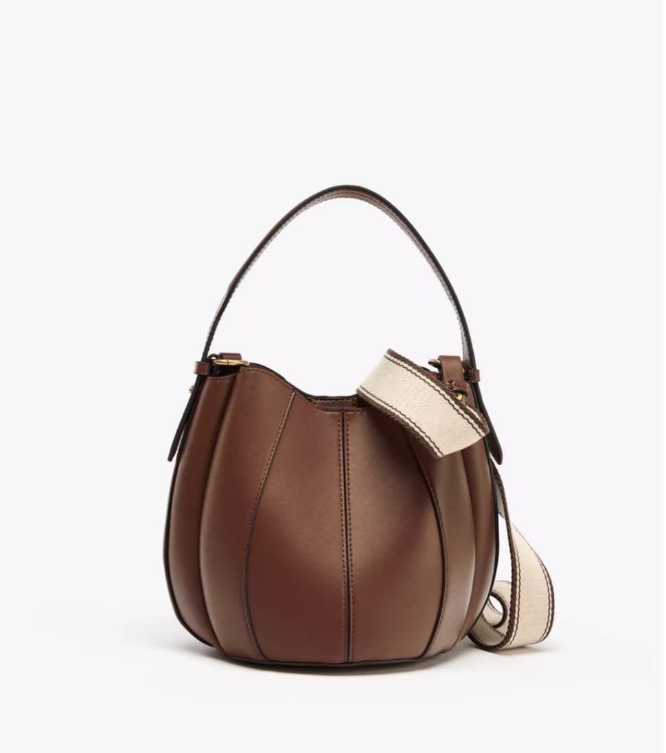 TSV ZARA Topstitch Bucket Bag