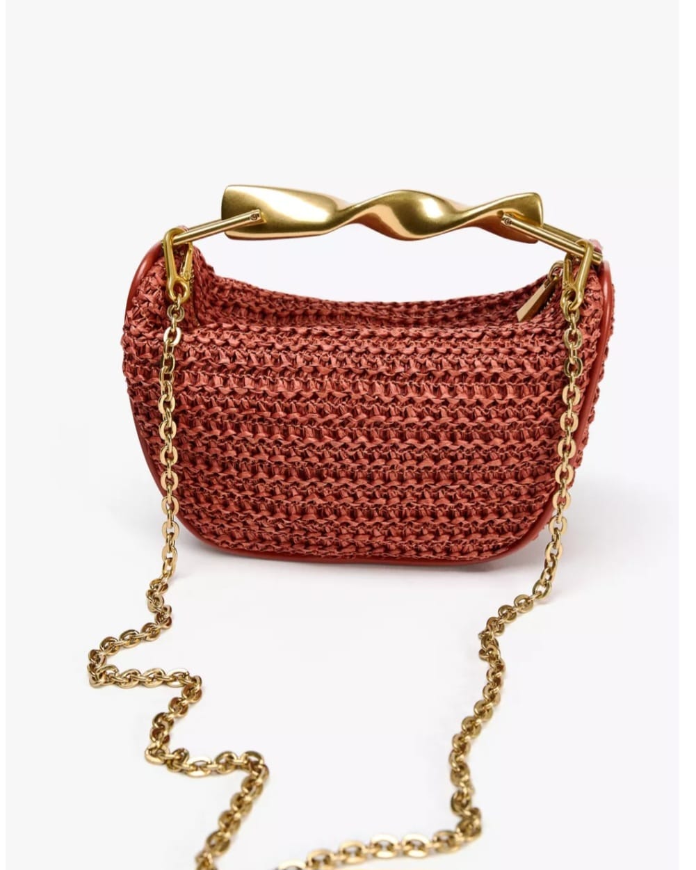 SVE MINI BAG WITH METAL HANDLE FROM ZARA.