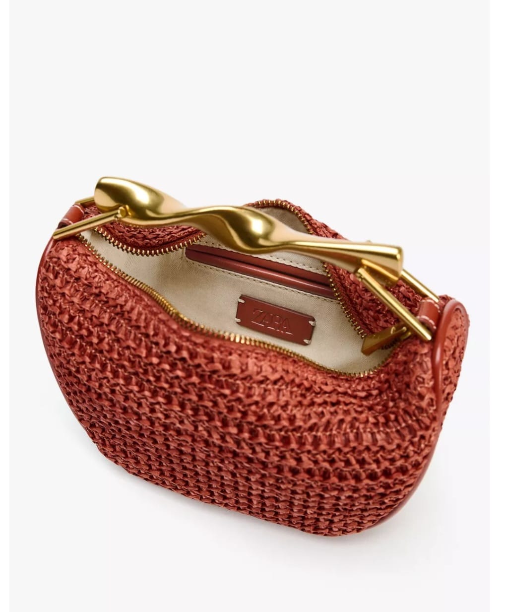 SVE MINI BAG WITH METAL HANDLE FROM ZARA.