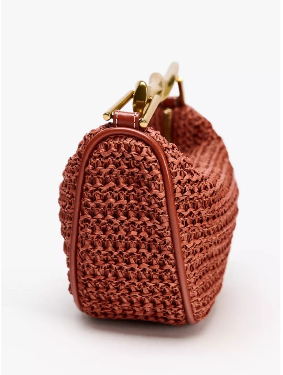 SVE MINI BAG WITH METAL HANDLE FROM ZARA.