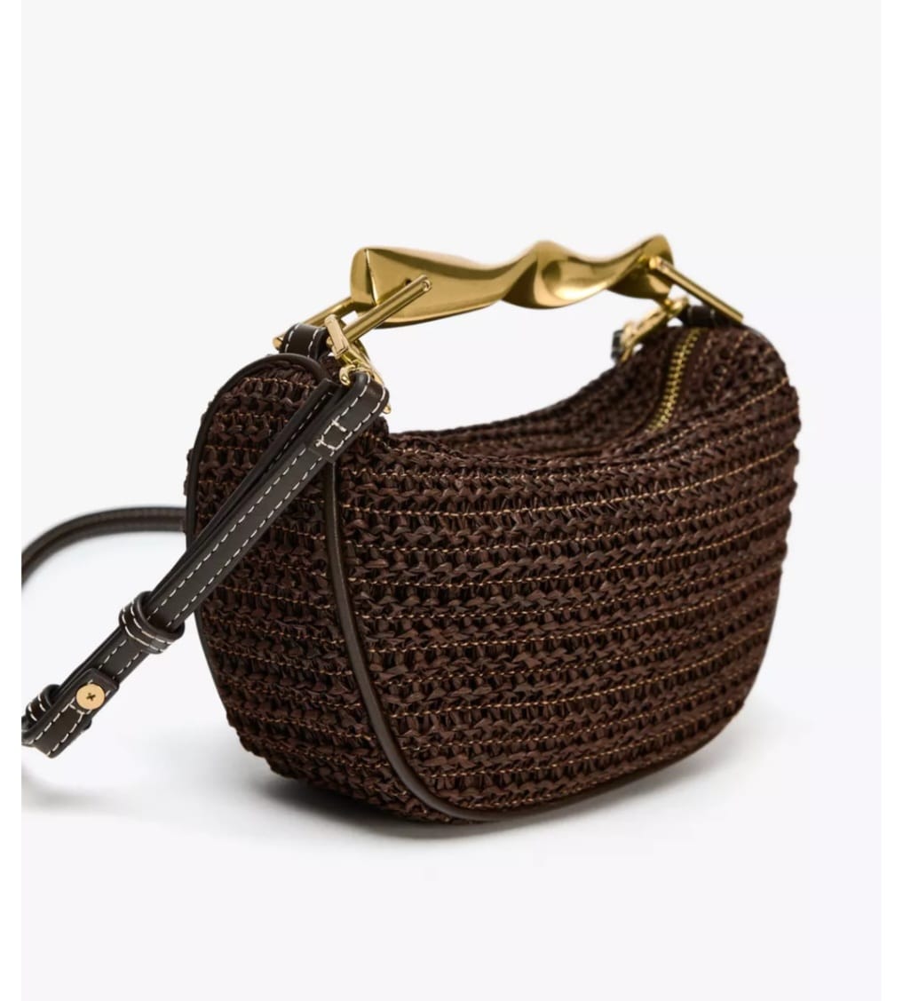 SVE MINI BAG WITH METAL HANDLE FROM ZARA.