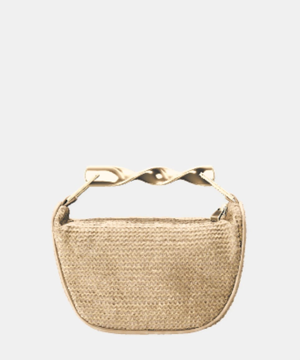 SVE MINI BAG WITH METAL HANDLE FROM ZARA.