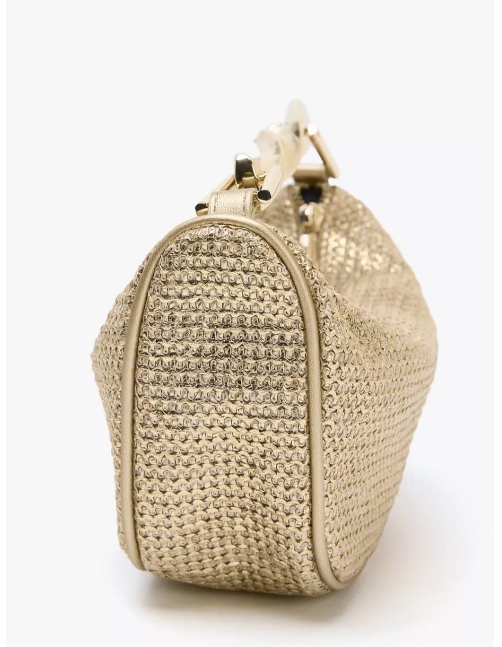 SVE MINI BAG WITH METAL HANDLE FROM ZARA.